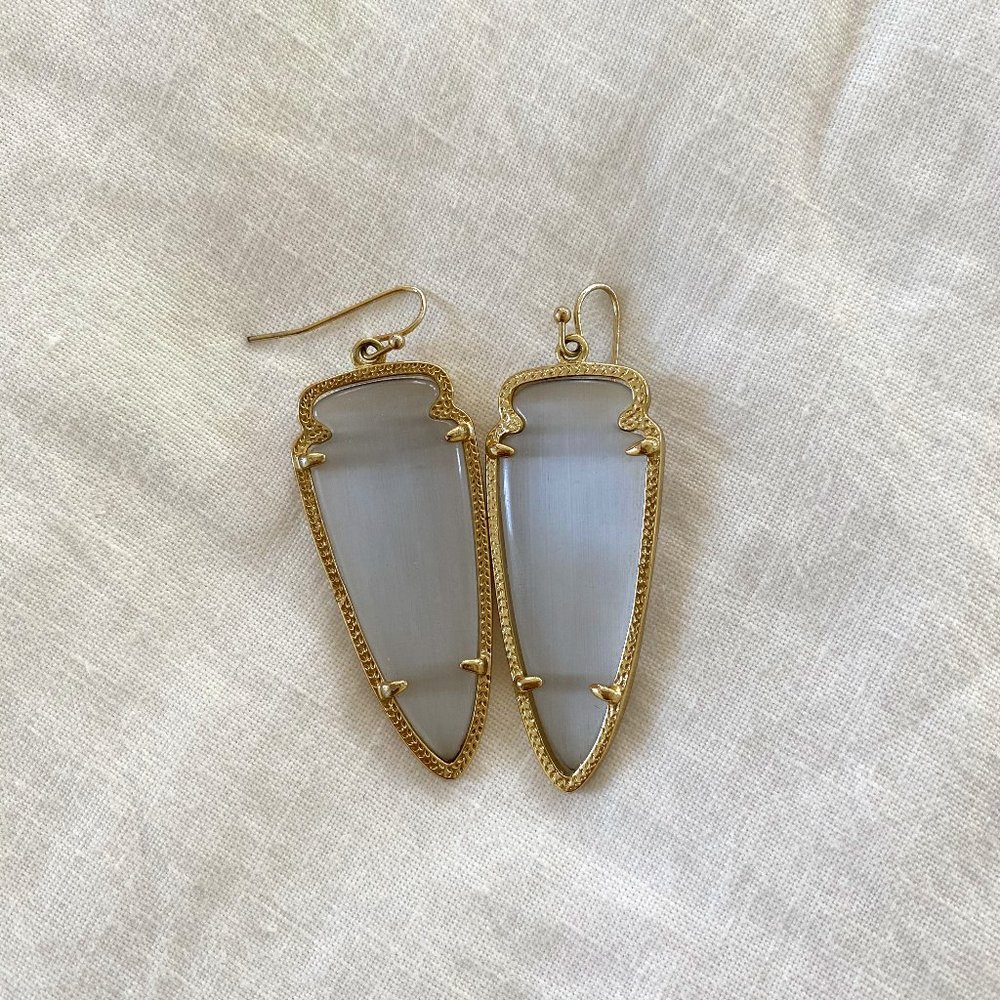 Kendra Scott Skylar Earrings - Gray Slate